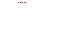 HI Editing HI Editing